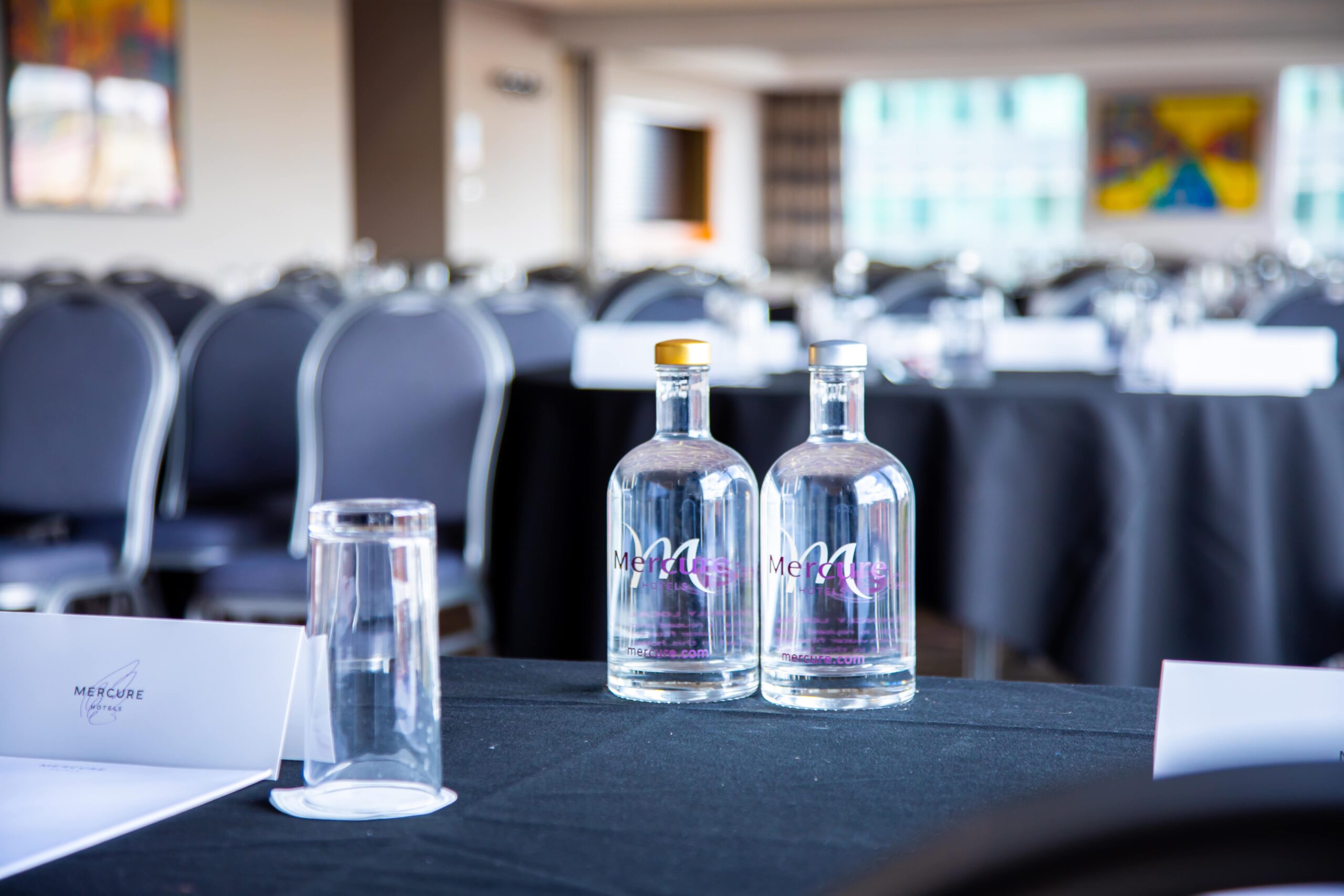 Manchester-41-min Mercure-branded notepaper set up ready for a meeting at a Mercure Hotel